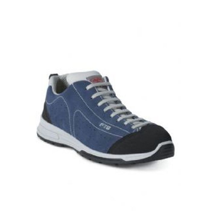 Scarpa bassa CARVING, pelle scamosciata Blu S1P SRC