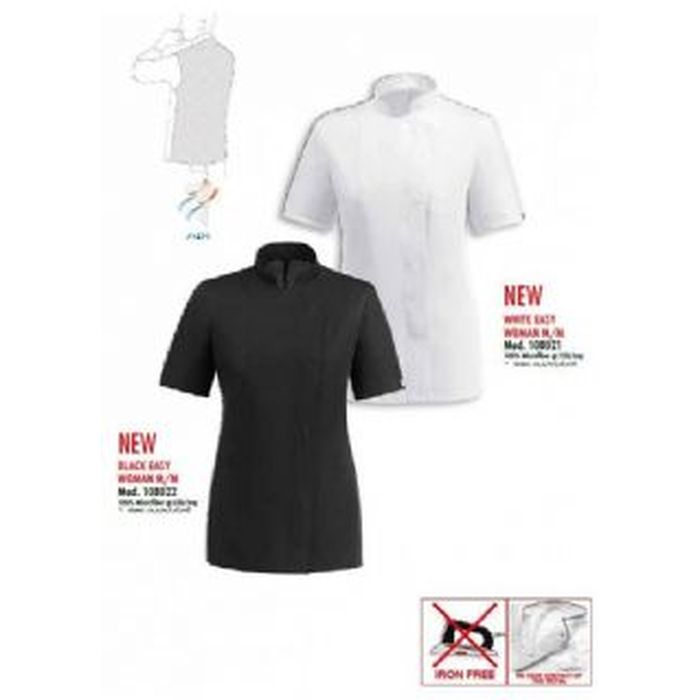 Giacca cuoco donna manica corta  Ottavio tg. S-XXXL