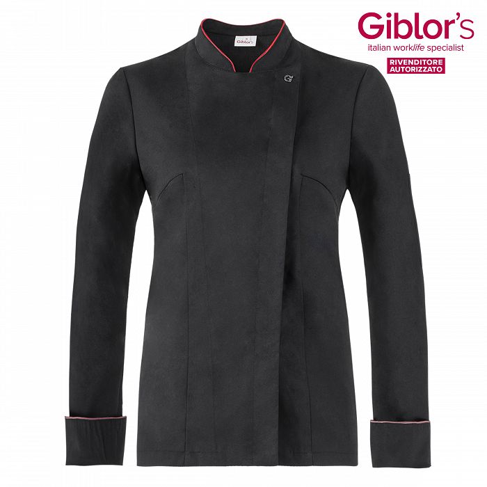 Giacca cuoco donna Emy, manica lunga